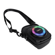 „Bluetooth“ garsiakalbis, 8 W, 3 val., nešiojamas per petį, 1,5 l, juodas