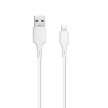 USB A tipo laidas su „Lightning“ jungtimi, mėlynas, žvaigždės formos, 2,4A, 1 m, DC-001AL2.4, baltas USB A tipo laidas su „Lightning“ jungtimi, mėlynas, žvaigždės formos, 2,4A, 1 m, DC-001AL2.4, baltas