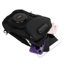 „Bluetooth“ garsiakalbis, 8 W, 3 val., kuprinės formos, 6 l, juodas, Hoco HC42