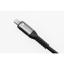Cable USB A to Lightning Forcell F-Energy 2,4A 12W Cafule 2 m C257 black Cable USB A to Lightning Forcell F-Energy 2,4A 12W Cafule 2 m C257 black