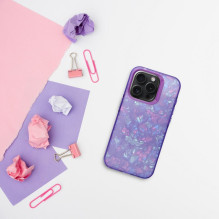 Case for iPhone 15 PRO Tutti Frutti purple