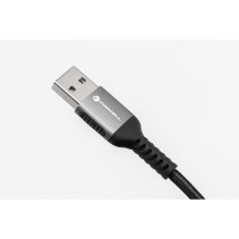 Cable USB A to Lightning Forcell F-Energy 2,4A 12W Cafule 3 m C257 black