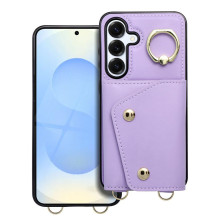 Case for Samsung S25 EDGE Wonder with wallet lilac Case for Samsung S25 EDGE Wonder with wallet lilac
