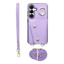 Case for Samsung S25 EDGE Wonder with wallet lilac Case for Samsung S25 EDGE Wonder with wallet lilac