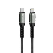 Cable USB C to Lightning Forcell F-Energy PD 3A 27W Cafule 3 m C259 black Cable USB C to Lightning Forcell F-Energy PD 3A 27W Cafule 3 m C259 black