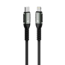 Cable USB C to Lightning Forcell F-Energy PD 3A 27W Cafule 0,5 m C259 black Cable USB C to Lightning Forcell F-Energy PD 3A 27W Cafule 0,5 m C259 black