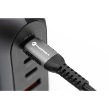 USB C - Lightning laidas Forcell F-Energy PD 3A 27W Cafule 0,5 m C259 juodas