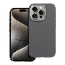 „iPhone 15 PRO Forcell F-Protect Frame Premium“ dėklas, suderinamas su „Magsafe“ ir pilkas