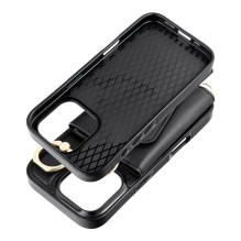 Case for iPhone 12 / 12 PRO Wonder with wallet black Case for iPhone 12 / 12 PRO Wonder with wallet black