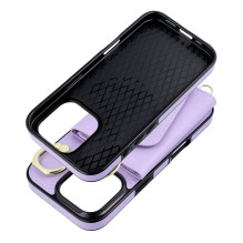 Case for iPhone 12 / 12 PRO Wonder with wallet lilac Case for iPhone 12 / 12 PRO Wonder with wallet lilac