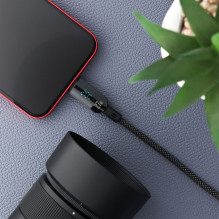 Cable USB C to Lightning Forcell F-Energy PD 3A 27W Digital 1,2 m C276 black Cable USB C to Lightning Forcell F-Energy PD 3A 27W Digital 1,2 m C276 black