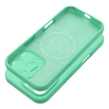 Case for iPhone 16 PLUS Silicone 2mm compatible with MagSafe mint