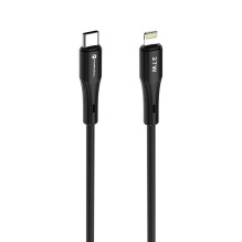 Cable USB C to Lightning Forcell F-Energy PD 3A 27W Silicone 1 m C346 black
