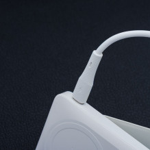 Cable USB A to Lightning Forcell F-Energy 2,4A 12W Silicone 1 m C343 white