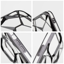 iPhone 15 PRO dėklas, Twinkle, juodas iPhone 15 PRO dėklas, Twinkle, juodas