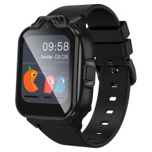 Išmanusis laikrodis vaikams Hoco 1,69" 4G GPS su skambinimo funkcija Y104 juodas