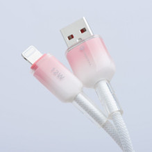 USB A tipo laidas su „Lightning“ jungtimi Forcell F-Energy 2,4A 12W gradientinis 1 m C353, baltas USB A tipo laidas su „Lightning“ jungtimi Forcell F-Energy 2,4A 12W gradientinis 1 m C353, baltas