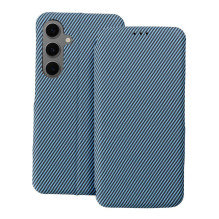 Atverčiamas dėklas, skirtas „Samsung S25 PLUS Folio Side Magnet“, mėlynas Atverčiamas dėklas, skirtas „Samsung S25 PLUS Folio Side Magnet“, mėlynas
