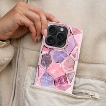 iPhone 16 PLUS dėklas Twinkis, rožinis iPhone 16 PLUS dėklas Twinkis, rožinis