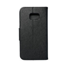 Atverčiamas dėklas Samsung S7 (G930) Fancy Book, juodas Atverčiamas dėklas Samsung S7 (G930) Fancy Book, juodas