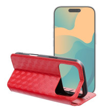 Flip case for iPhone 17 Cubic Book red