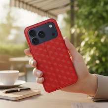 Flip case for iPhone 17 PRO Cubic Book red