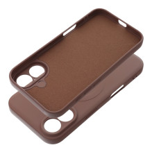 „iPhone 17 AIR“ silikoninis dėklas, suderinamas su „MagSafe“, rudas „iPhone 17 AIR“ silikoninis dėklas, suderinamas su „MagSafe“, rudas