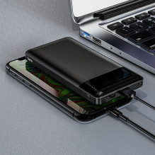 Powerbank Hoco 10000 mAh 2A J72 juoda