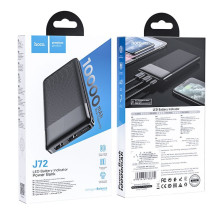 Powerbank Hoco 10000 mAh 2A J72 juoda