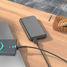 Išorinė baterija Hoco 10000 mAh 2,1A J100, juoda