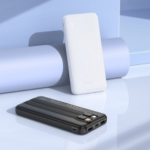 Powerbank Hoco 10000 mAh 2A with built-in cables USB C + Lightning J118 black