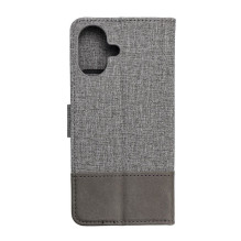 Atverčiamas dėklas, skirtas iPhone 17, Gomma Book, pilkas