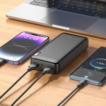 Powerbank Hoco 20000 mAh 2A J128A juoda