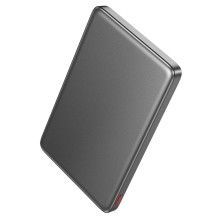 Išorinė baterija, suderinama su „MagSafe Hoco 5000 mAh QC PD 2A 20W Q26“, metalo pilka