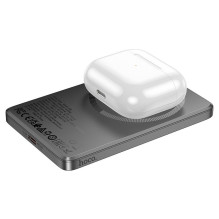 Powerbank compatible with MagSafe Hoco 5000 mAh QC PD 2A 20W Q26 metal gray