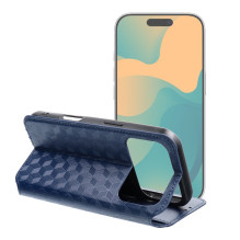 Flip case for iPhone 17 PRO MAX Cubic Book blue Flip case for iPhone 17 PRO MAX Cubic Book blue