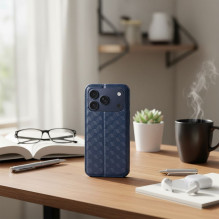 Flip case for iPhone 17 PRO MAX Cubic Book blue Flip case for iPhone 17 PRO MAX Cubic Book blue