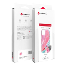 Case for iPhone 16 PLUS Forcell F-Protect Mirage compatible with Magsafe Military Drop-Test pink marble Case for iPhone 16 PLUS Forcell F-Protect Mirage compatible with Magsafe Military Drop-Test pink marble