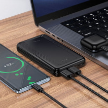 Powerbank Hoco 10000 mAh 2A J165 juoda