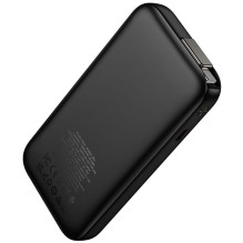 Išorinė baterija Hoco 10000 mAh QC PD 20W su ištraukiamu laidu USB C Q51, juoda