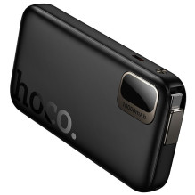 Powerbank Hoco 10000 mAh QC PD 20W with retractable cable USB C Q51 black