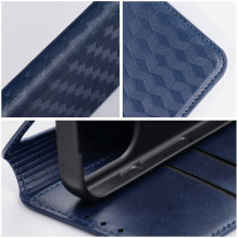 Atverčiamas dėklas Xiaomi Redmi NOTE 15 5G Cubic Book, mėlynas