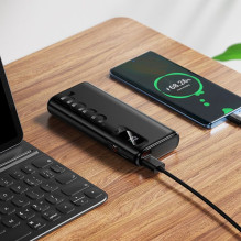 Powerbank Hoco 10000 mAh QC PD 2A 22,5W J158 Pro black Powerbank Hoco 10000 mAh QC PD 2A 22,5W J158 Pro black