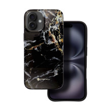 Case for iPhone 16 PLUS Forcell F-Protect Mirage compatible with Magsafe Military Drop-Test black marble Case for iPhone 16 PLUS Forcell F-Protect Mirage compatible with Magsafe Military Drop-Test black marble