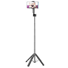 Selfie stick Hoco fourpod with wireless remote control K18 black