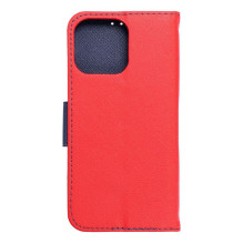 iPhone 15 PRO MAX Fancy Book atverčiamas dėklas, raudonas / tamsiai mėlynas iPhone 15 PRO MAX Fancy Book atverčiamas dėklas, raudonas / tamsiai mėlynas