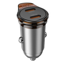 Car charger Hoco 2 x USB C...