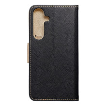 Flip case for Samsung S24 PLUS Fancy Book black / gold