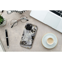 „iPhone 16 PLUS Forcell F-Protect Mirage“ dėklas, suderinamas su „Magsafe Military Drop-Test“, sidabrinis rūko spalvos „iPhone 16 PLUS Forcell F-Protect Mirage“ dėklas, suderinamas su „Magsafe Military Drop-Test“, sidabrinis rūko spalvos
