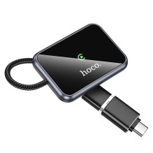 Belaidis „CarPlay“ adapteris „Hoco“ USB A / USB C HU1, juodas